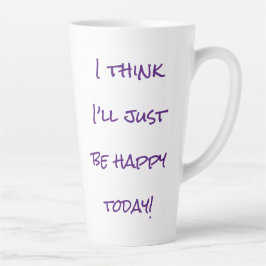 Große Tasse mit Spaß, Inspirationsbotschaft in Lil