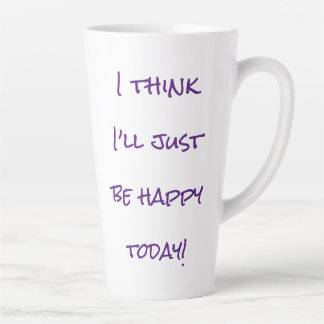 Große Tasse mit Spaß, Inspirationsbotschaft in Lil