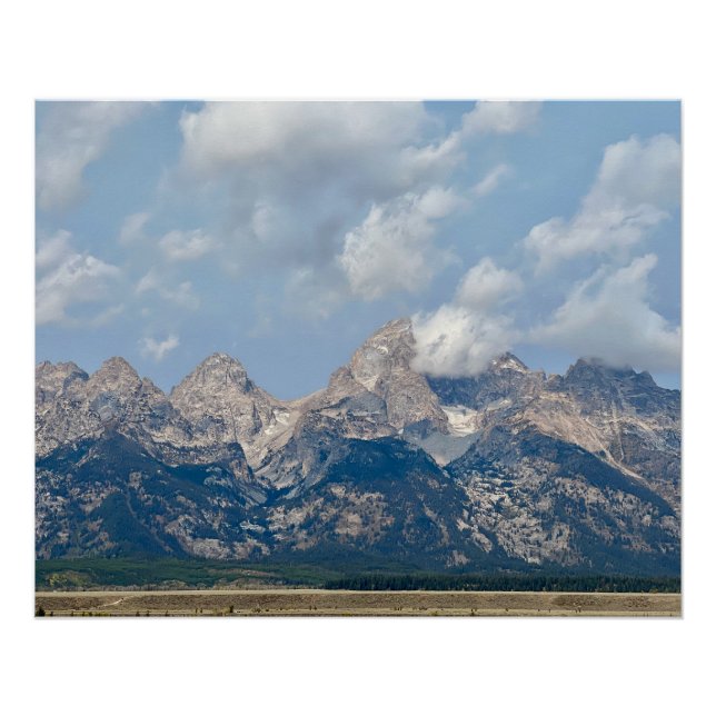 Große Tetons Poster (Vorderseite)