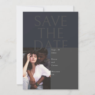 Große Textkarte Save the Date Einladung