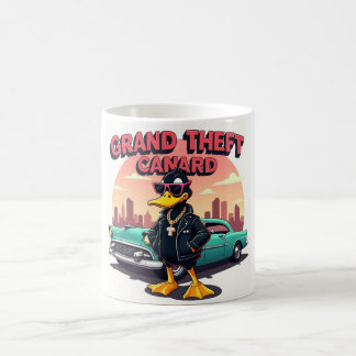 Große Theft Canard - Die Rebellenente des Gamings Kaffeetasse