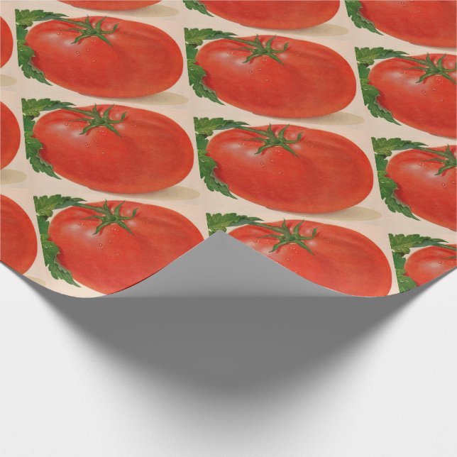 große Tomate Geschenkpapier (Ecke)