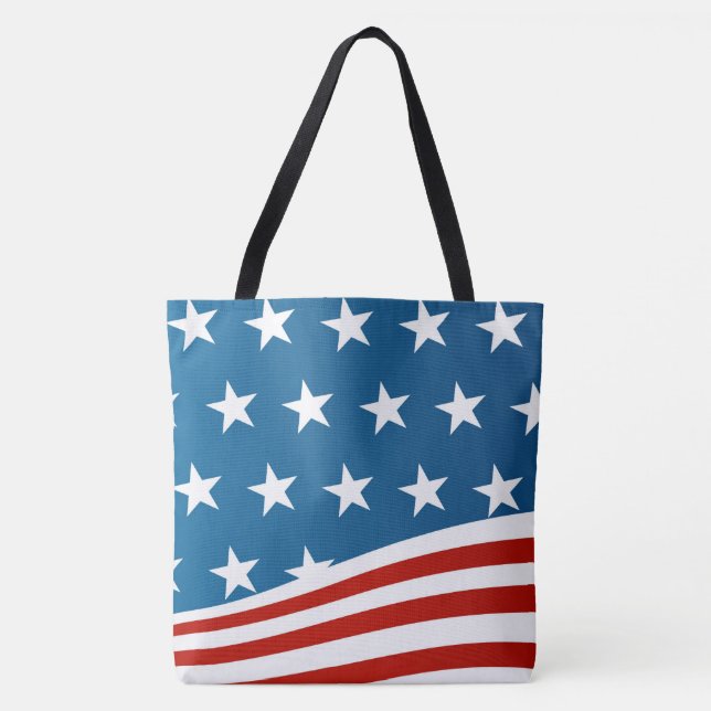 Große Tote-Tasche-Patriotik Tasche (Vorderseite)