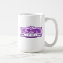 Große Träume für Geschirr Tasse (15oz)