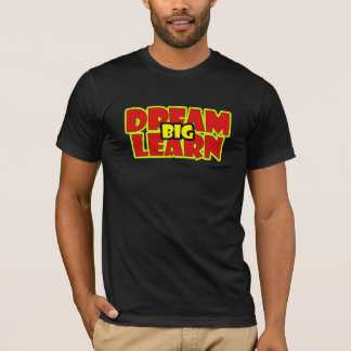 Große Träume, großes Lernen – Minimalistische Typo T-Shirt