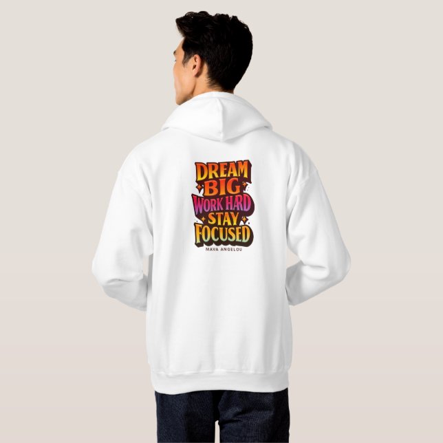 Große Träume Hoodie (Schwarz voll)