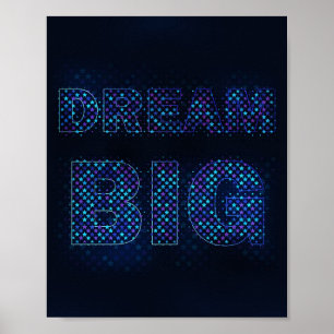 Große Träume – Inspirierende Motivationszitate Poster
