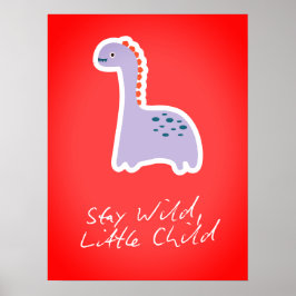 Große Träume Kleines Eines Kinderzimmer-Wandkunst Poster