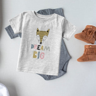 Große Träume Skandinavischer Fuchs   Baby T-shirt