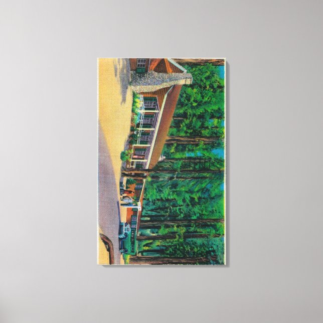 Grosse Trees Lodge am Mariposa Grove Leinwanddruck (Vorderseite)