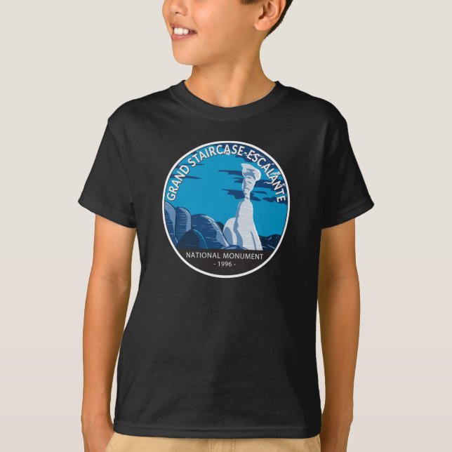 Große Treppe Escalante Nationales Monument Utah T-Shirt (Vorderseite)