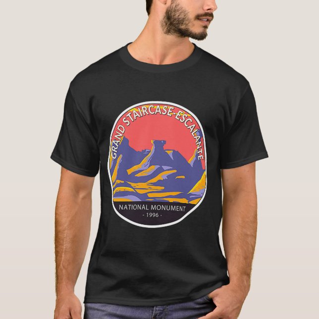 Große Treppe Escalante Nationales Monument Utah V T-Shirt (Vorderseite)