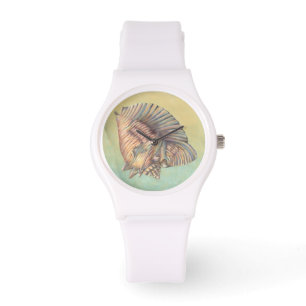 Große Tritonshorn-PastellMuschel Armbanduhr