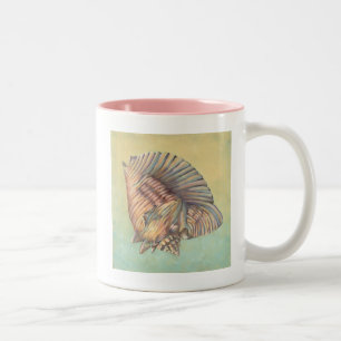 Große Tritonshorn-PastellMuschel Zweifarbige Tasse