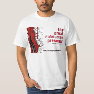 Große Unbekannte wandelten Weiß um T-Shirt