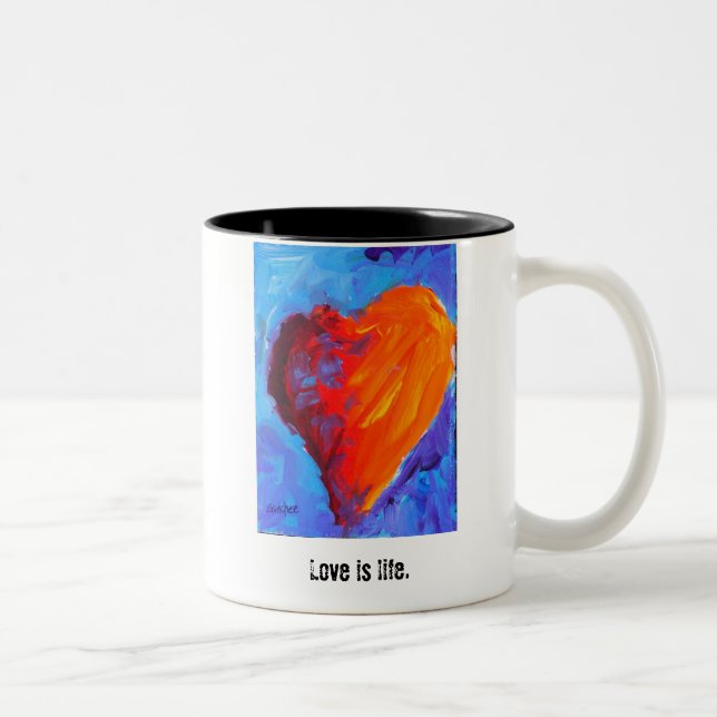 Große und helle Tasse (Rechts)