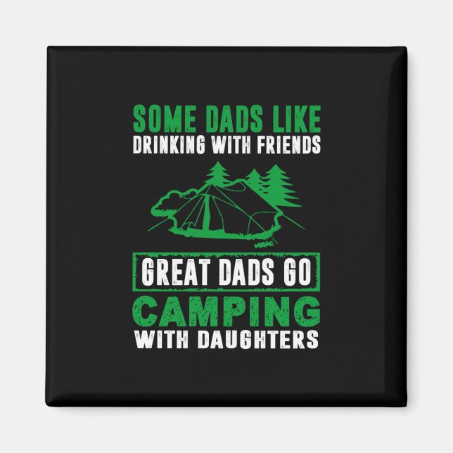 Große Vater Camping mit Daughters Magnet (Vorne)