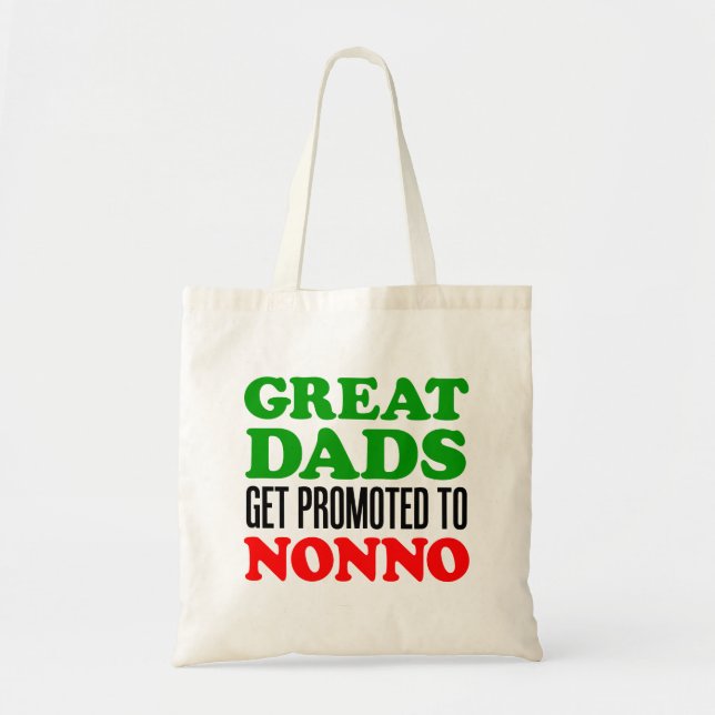 Große Vater, die sich für Nonno einsetzen Tragetasche (Vorne)