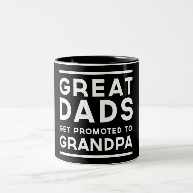 Große Väter erhalten zum Großvater gefördert Zweifarbige Tasse (Mittel)