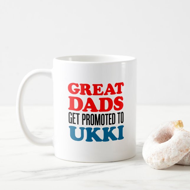 Große Väter gefördert zu Ukki Tasse (Mit Donut)