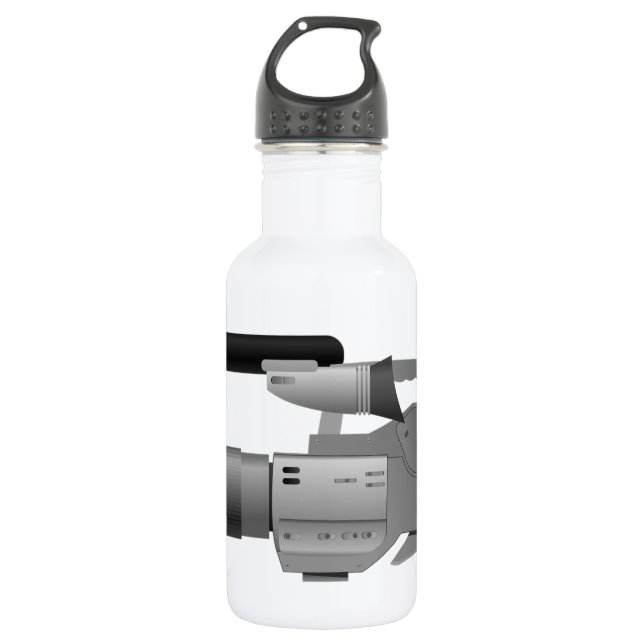 Große Videokamera-Wasser-Flasche Edelstahlflasche (Vorderseite)