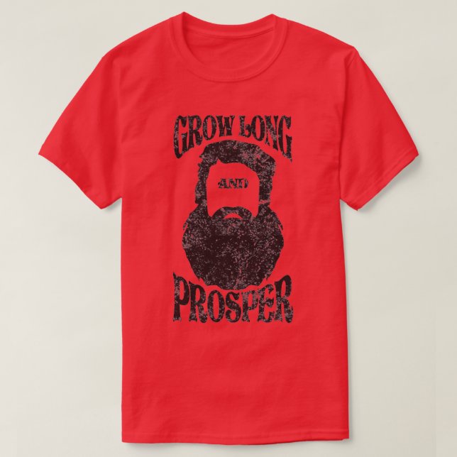 Große Vintage Bart- und Prospandliebhaber D T-Shirt (Design vorne)