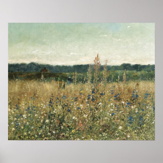 Große Vintage botanische Blätter Poster (Vorne)