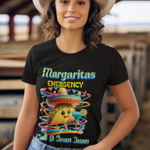 Größe von Fiesta: Margaritas-Notfall T-Shirt