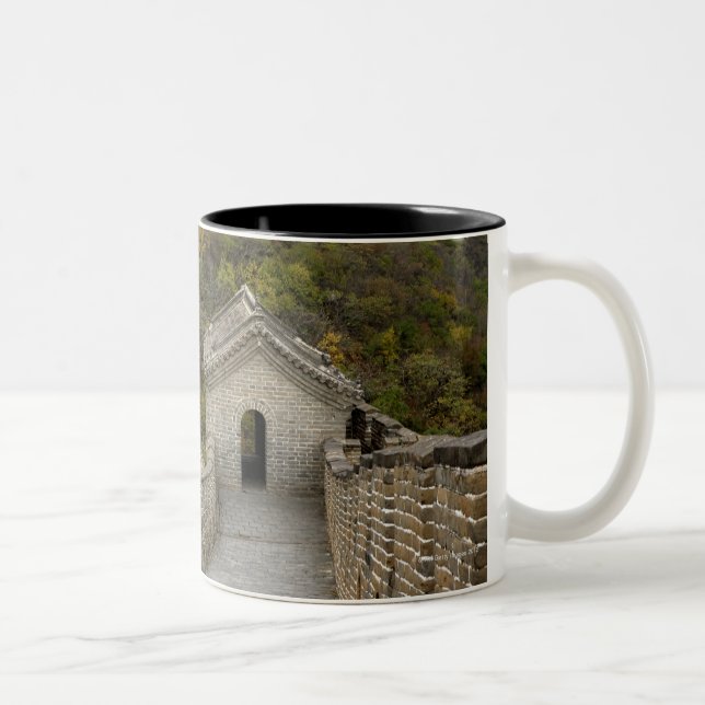 Große Wand der China bei Mutianyu Zweifarbige Tasse (Rechts)