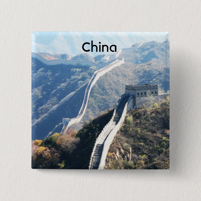 Große Wand der China Button (Vorderseite)