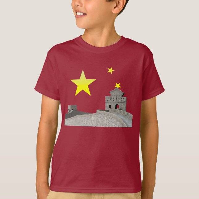 Große Wand der China T-Shirt (Vorderseite)