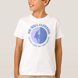 Große Wand-kletterndes Kleid T-Shirt