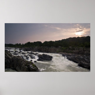 Große Wasserfälle Poster