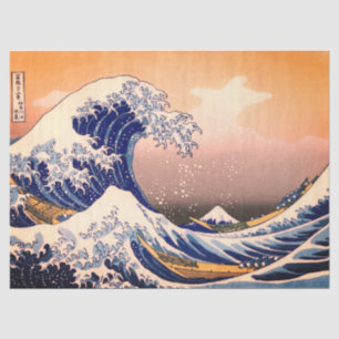 GROSSE WAVE VON KANAGAWA SEIDENPAPIER
