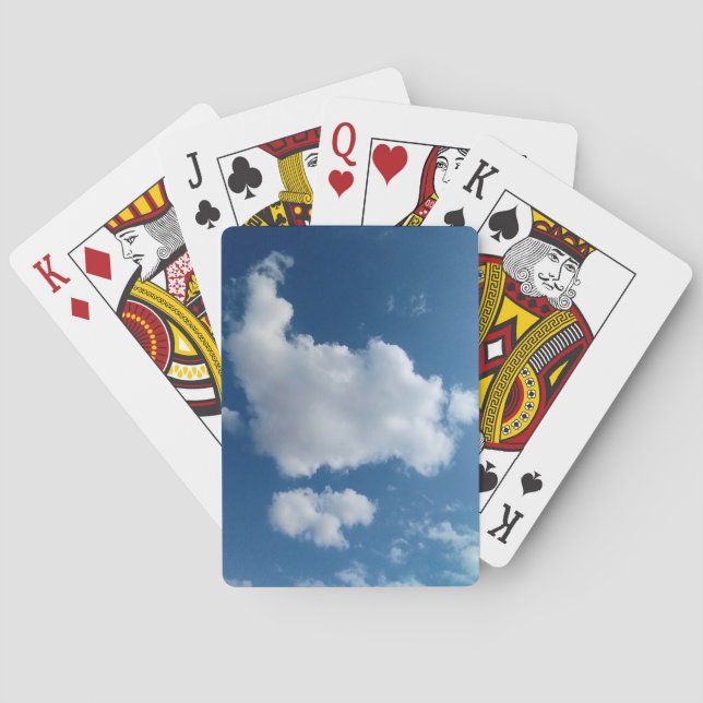 Große weiche Wolke Spielkarten (Rückseite)