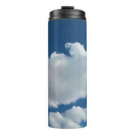 Große weiche Wolke Thermosbecher