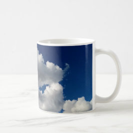 Große weiche Wolken Kaffeetasse