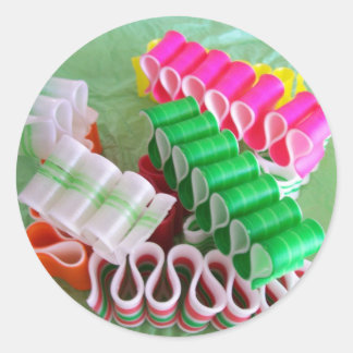 Große Weihnachtskleber Runder Aufkleber