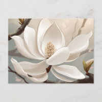 Große weiße Magnolische Blume