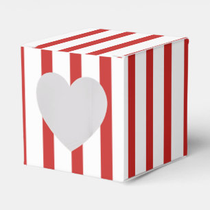 Große weiße Streifen mit DIY-Hintergrundfarbe Geschenkschachtel