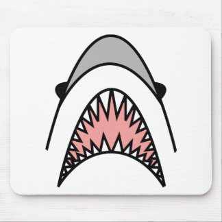 große weiße Übertreibung Mousepad