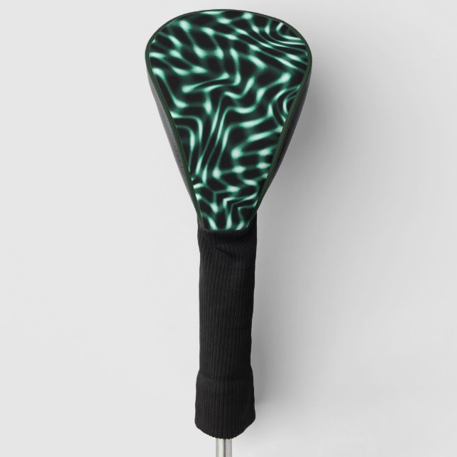 Große, weiße, zyanfarbene oder grüne Merkmale mit  Golf Headcover (Vorderseite)