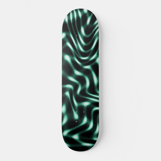 Große, weiße, zyanfarbene oder grüne Merkmale mit  Skateboard (Vorderseite)