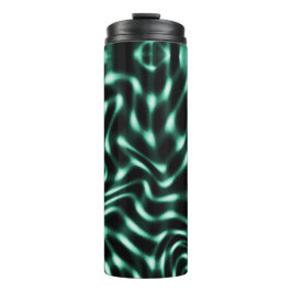 Große, weiße, zyanfarbene oder grüne Merkmale mit  Thermosbecher