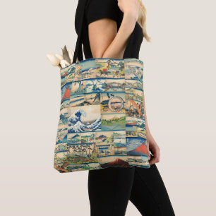 Große Welle Hokusai der Fujisan Japaner-Drucke Tasche