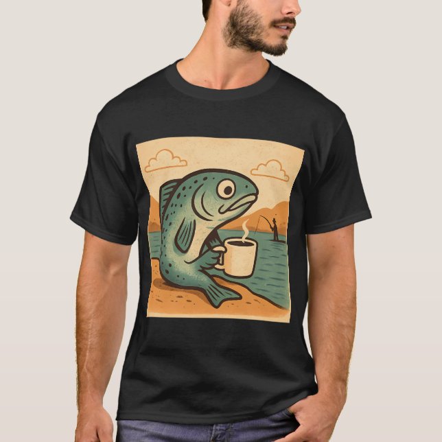große Welle von Bäumen T-Shirt (Vorderseite)