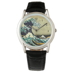 Große Welle von Kanagawa Watch Armbanduhr