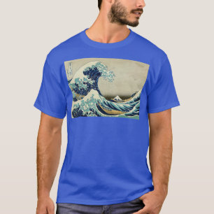 Große Welle von Katsushika vor der Küste Kanagawas T-Shirt