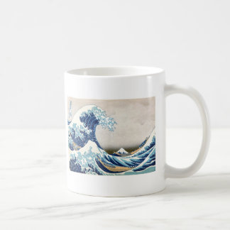 Große Welle vor Kanagawa Hokusai Fine Art Kaffeetasse
