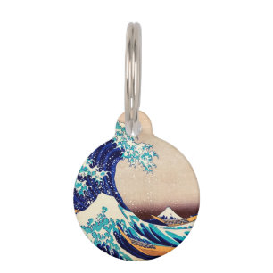 Große Welle vor Kanagawa Japanische Vintage-Fine-A Tiernamensmarke